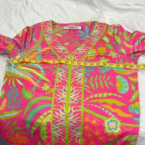 Gretchen Scott multicolored dress- Hummingbird Heaven in pink - Picture 4 of 7